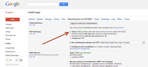 gmail-pop-installningar