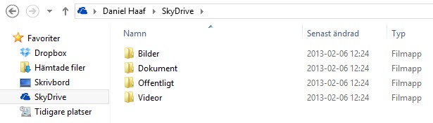 skydrive-utforskaren